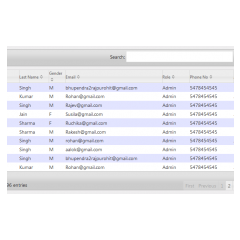 Jquery DataTable