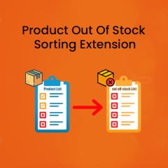 Magento 2 Product Out Of Stock Sorting Extension